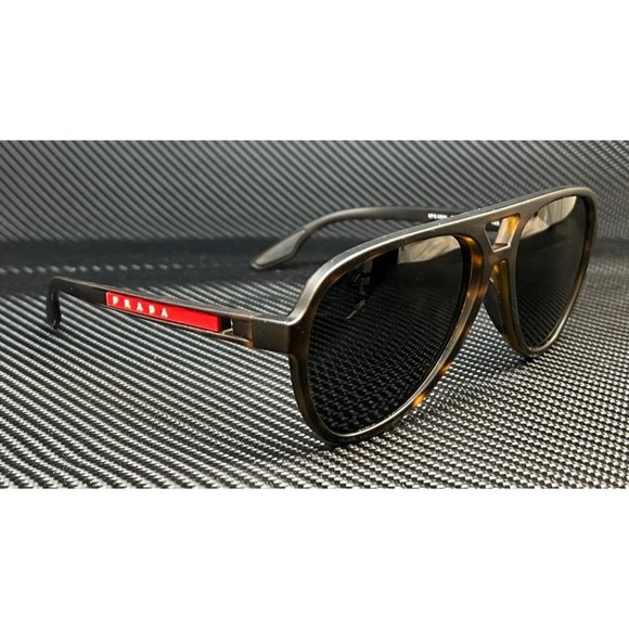 Prada Men's Black Havana 59mm Sunglasses - Picture 3 of 5